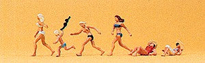 Preiser 79066 N On the Beach Figures (Set of 6)