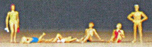Preiser 79071 N Standing Bathers Figures (Set of 6)