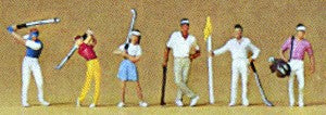 Preiser 79072 N Men & Women Golfers Figures (Set of 6)