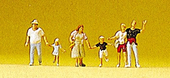 Preiser 79094 N Passers-By Hurrying Figures (Set of 6)