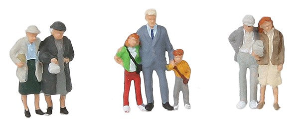 Preiser 79095 N Shopping Promenade Figures (Set of 7)