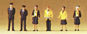 Preiser 79100 N Railway Personnel Figures (Set of 6)