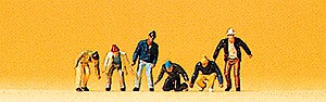 Preiser 79102 N People Working Figures (Set of 6)