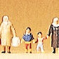 Preiser 79108 N Scale Pedestrians Passers-By Figures (Set of 8)