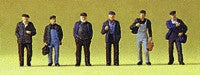 Preiser 79110 N Industrial Workers & Dockers Figures (Set of 6)