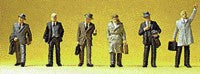 Preiser 79114 N Walking Businessmen Figures (Set of 6)
