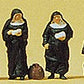 Preiser 79128 N Nuns with Luggage Figures (Set of 6)