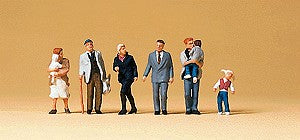 Preiser 79146 N Passers-by with Children Figures (Set of 6)