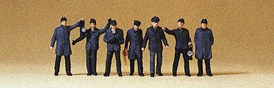 Preiser 79147 N DB Railway Yard Workers Figures (Set of 7)