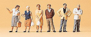 Preiser 79158 N Standing Passers-By Figures (Set of 6)