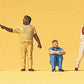Preiser 79175 N Street Scene/Fight Figures (Set of 5)