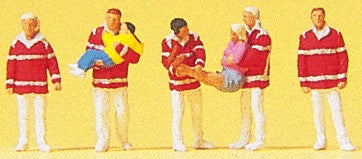 Preiser 79196 N Emergency Team and Patient Figures (Set of 4)