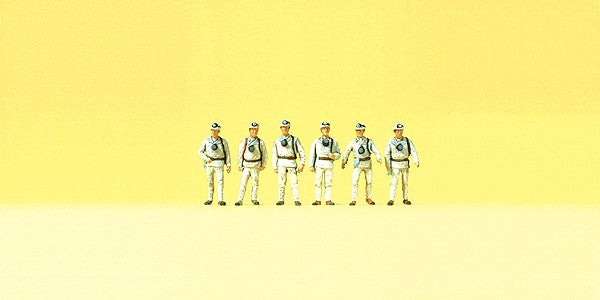 Preiser 79215 N Standing Miners Figures (Set of 6)