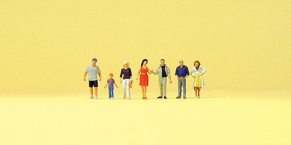 Preiser 79217 N Standing Passers-By Figures (Set of 7)