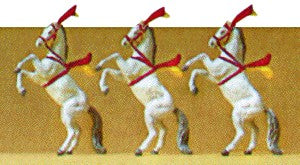 Preiser 79712 N Animals - Show Horses Figures (Set of 3)