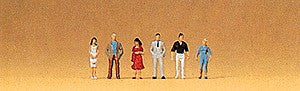 Preiser 88516 Z Standing Passers-By Figures (Set of 6)