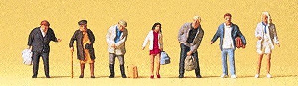Preiser 88538 Z Standing Passengers Figures (Set of 7)