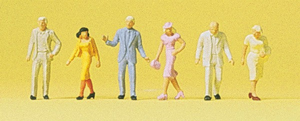 Preiser 88542 Z Standing Passers-By Figures #1 (Set of 6)