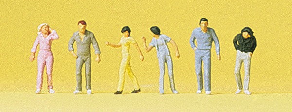 Preiser 88543 Z Standing Passers-by Figures #2 (Set of 6)