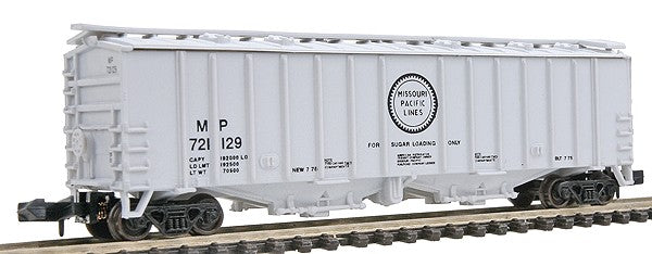Bowser 37037N Scale Missouri Pacific Airslide Covered Hopper #721129