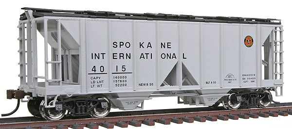 Bowser 40468 HO SI 70-Ton 2-Bay Open-Side Covered Hopper Car #4015