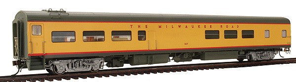 Rapido Trains 103038 HO Milwaukee Road Cafe-Bar-Lounge #167 1955 UP Scheme