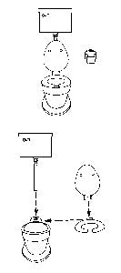 Scale Structures 5154 HO Toilet W/High or Low Tank & Paper Roll Holder Metal Kit