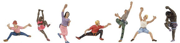 Scenic Express EX1707 O Technical Rock Climber Figures (Set of 7)