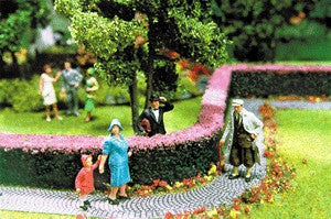 Scenic Express EX0512 Natural Spring Time Tones Flowering Hedges (Set of 2)