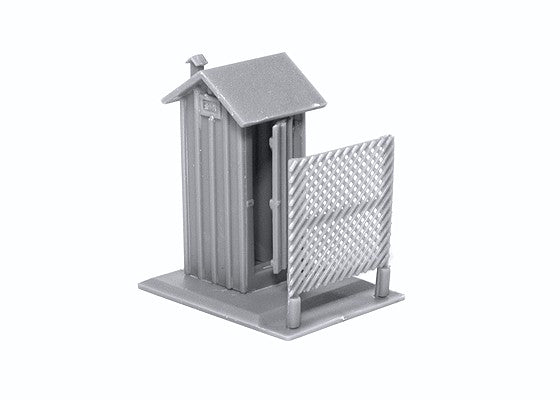 State Tool & Die CMA-500 HO Railroad Privy C&O Plastic Kit