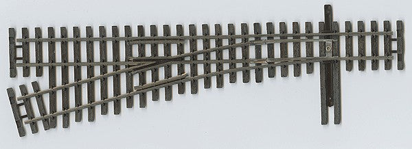 Shinohara Track 401 HOn3 Code 70 Nickel Silver #4 Left Hand Switch Turnout