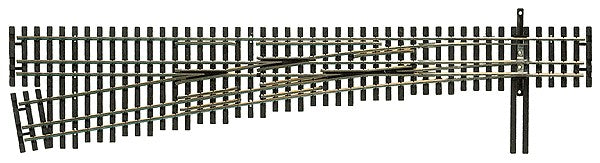 Shinohara Track 451 HOn3 Code 70 Nickel Silver #6 Left Hand Switch Turnout