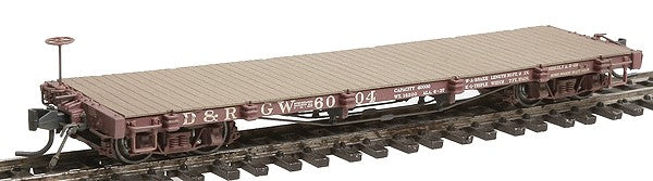 Blackstone Models 340306W HOn3 DRGW 6000 Series 30' Weathered Flat Car #6004