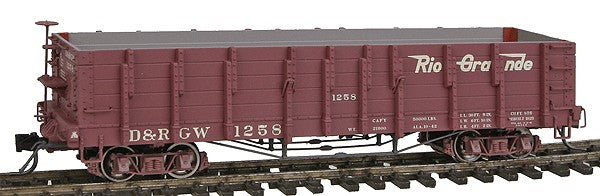 Blackstone Models 340406 HOn3 DRGW 1000 Series High Side Gondola #1258