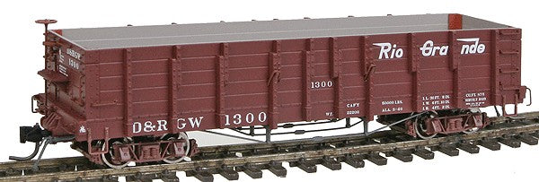 Blackstone Models 340407 HOn3 DRGW 1000 Series High Side Gondola #1300