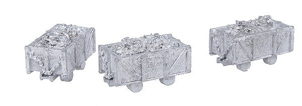 The N Scale Architect 20013 N 4-Ton Mine Cars (Pack of 3)