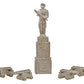 The N Scale Architect 20048 Hero's Park Monument Metal Unpainted Kit