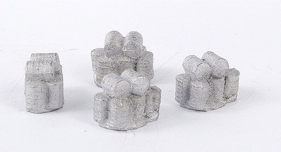 The N Scale Architect 716-30024 Four Stacks of 8 55-Gallon Drums