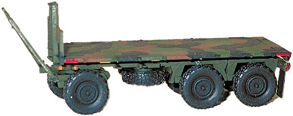 Trident Miniatures 81011 HO Heavy Trailer M1076 3-Axle Wagon-Type Flatbed