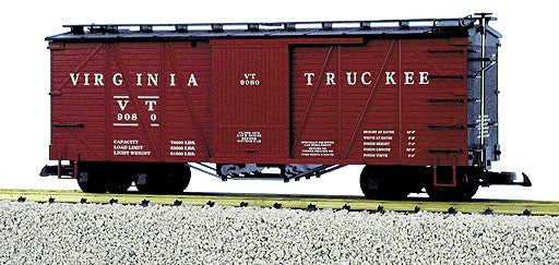 USA Trains R1443 G Virginia and Truckee Outside Braced Box Car