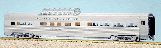 USA Trains 31016 G "California Zephyr" Corrugated Aluminum Vista Dome Lighted #1