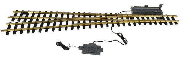USA Trains R81615 G Brass #6 Left Hand Remote Switch Turnout