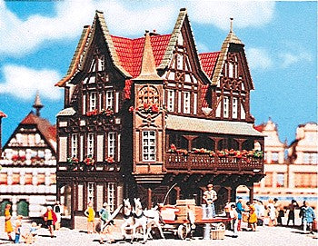 Vollmer 3749 HO Half Timbered Guild Hall Building Kit