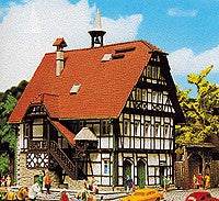 Vollmer 3750 HO Timber Framed City Council Office Building Kit.