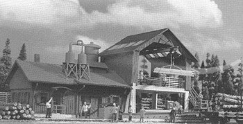 Vollmer 3797 HO Sawmill Plastic Building Kit