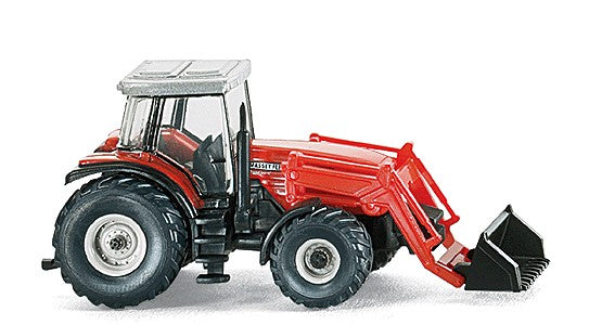 Wiking 9574025 N Red Massey Ferguson MF 8280 Tractor Mit Frontlader