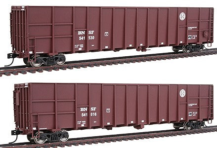 Walthers 932-24074 HO BNSF Gold Line Wood Chip Gondola (Set of 2)