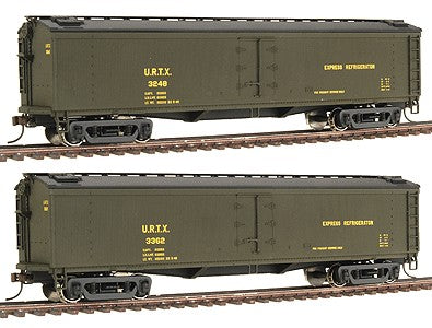Walthers 932-25495 HO URTX 50' GACX Wood Express Reefer Set (Set of 2)