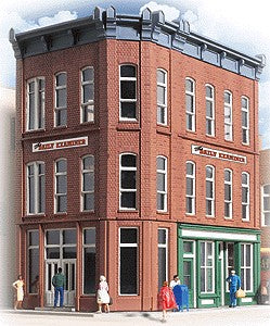 Walthers 933-3616 HO Gold Ribbon Series The Daily Examiner Plastic Building Kit