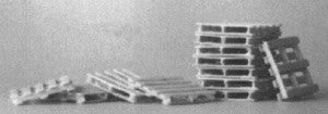 AM Models 50112 HO Skids & Pallets Kit (Pack of 12)